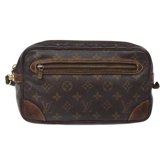 LOUIS VUITTON Monogram Marly Dragonne GM Clutch Bag - Picture 2 of 16